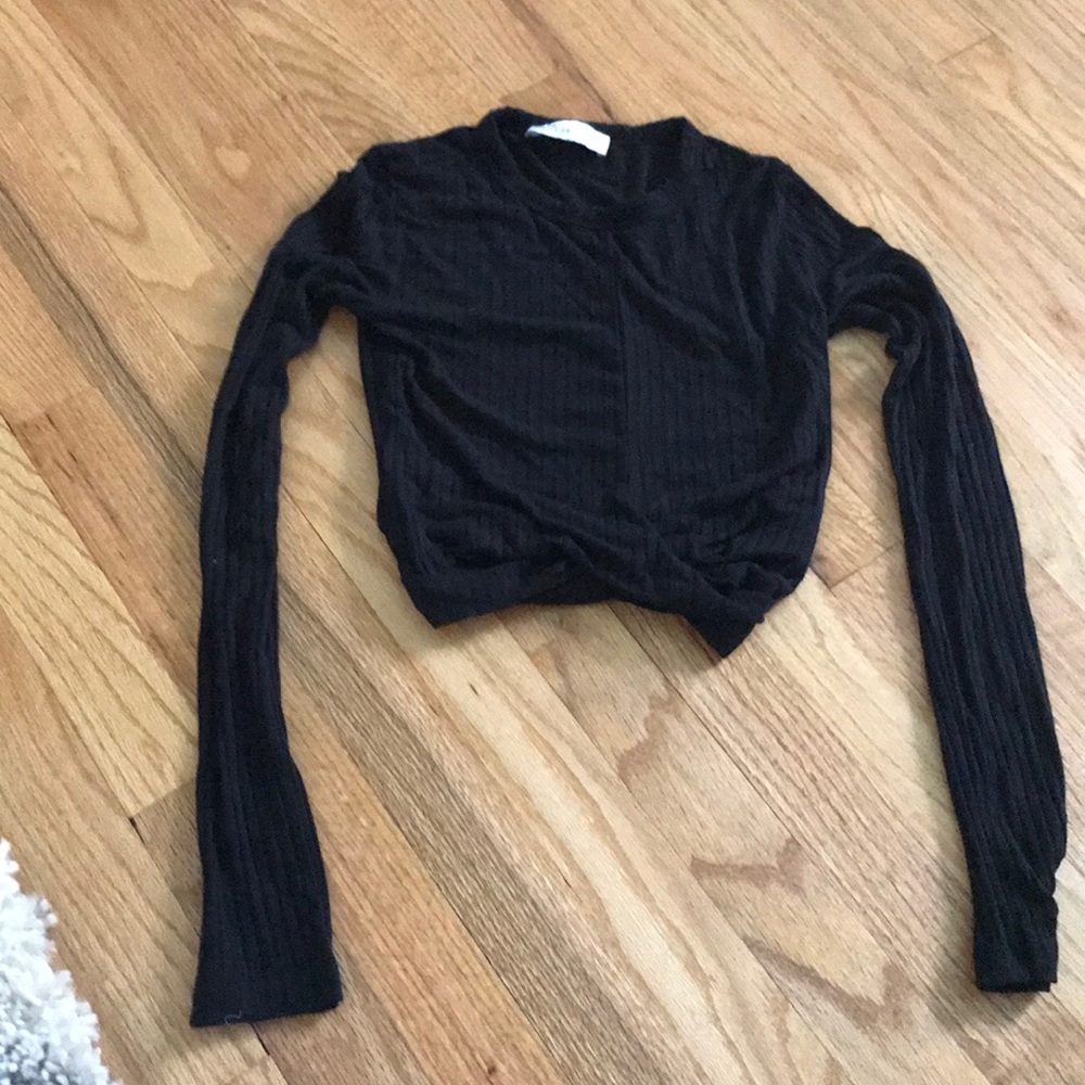 hollister cropped long sleeve
